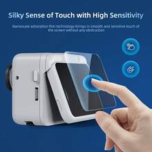 4pcs Default Pack Transparent Tempered Glass Screen Protector/The 360 Go Ultra Tempered Glass Action Camera Accessory - View 4
