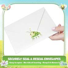 500pcs Colorful Cute Insect Doodle Stickers, 1 Inch 8 Patterns, Floral Sealing Labels, Envelopes, Magazines, Phone Cases, Water Bottles, Laptops, Scrapbooking, Party Favors, PVC Waterproof Stickers School Supplies - Cute and Soft Insects - View 3