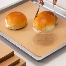 300pcs Square Baking Paper, Food Wax Paper, Food Basket Packaging Paper, Baking Mat, Suitable For Air Fryer, Oven, Cookies, Sandwich, Bread And Cake, Unbleached Non-Stick Baking Sheet, 100/300pcs - Multicolor - View 6