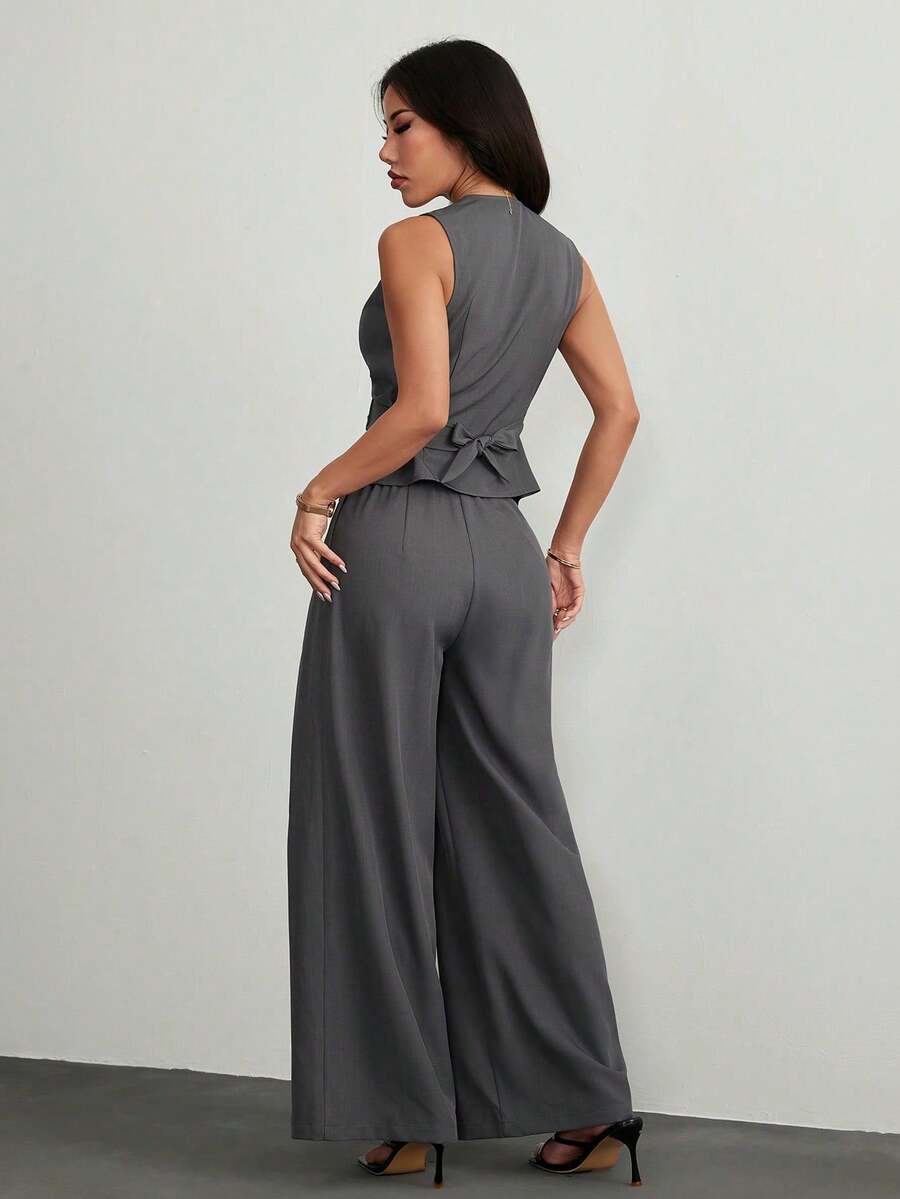 Wedding Jumpsuits & Suits - Grey - View 1