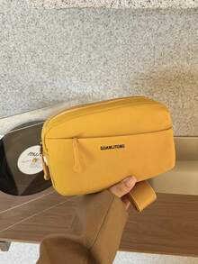 1pc Teenager Sports Casual Shoulder Bag Zipper Closure Crossbody Bag Outdoor Multi-Pocket Lightweight Chest Bag Suitable For All Seasons Daily Use - A - View 9