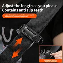Universal Seat Belt Adjustment Clip, Seat Belt Buckle Clip, Adjustable Seat Belt Positioner, Suitable For Cars, SUVs, Trucks And Most Vehicles - Seatbelt Buckle - View 5