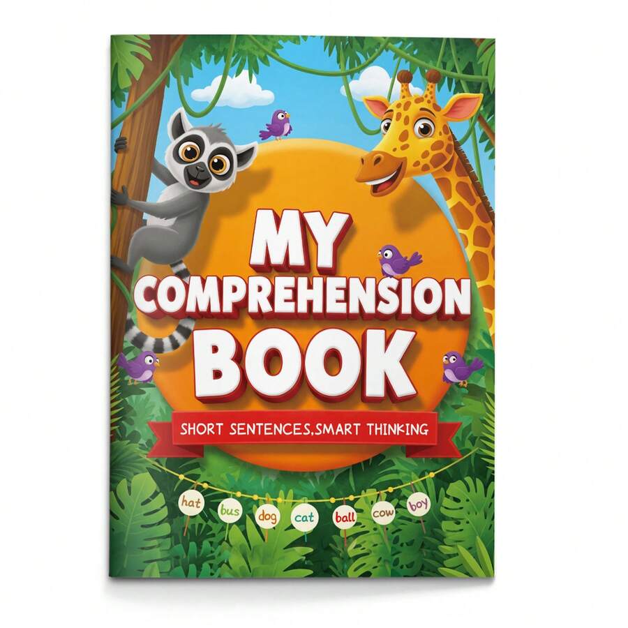 Reading Comprehension And Short Sentence Understanding Workbook, Combining Word And Image Recognition For Intelligent Thinking Activities, Cultivating Reading Ability Through Fun Exercises, Suitable For Interactive Learning At Home And School - Alphabet Book - View 1