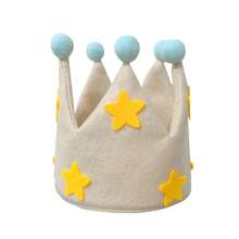 1pc Star Theme Beige Party Birthday Hat, First Birthday Party Decoration Hat, Birthday Headpiece, Crown Hat, Party Photo Prop, Suitable For Various Birthday Celebration Occasions, Party Decoration - Multiple Styles - View 13