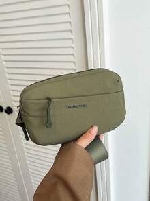 1pc Teenager Sports Casual Shoulder Bag Zipper Closure Crossbody Bag Outdoor Multi-Pocket Lightweight Chest Bag Suitable For All Seasons Daily Use - A - View 14