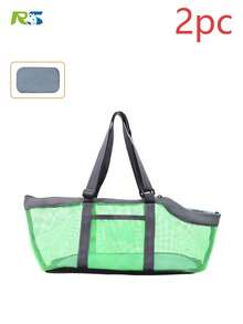 RUSHICHONGWU RU SHI CHONG WU Portable Mesh Pet Carrier Bag With Cooling Pad, Breathable Soft Edge Pet Travel Tote, Suitable For Small Dogs And Cats, Outdoor Walking, Shopping, Vet Visits - Multicolor - View 10