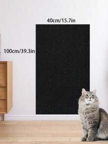 1pc Self-Adhesive Cat Scratch Board, Wall-Mounted Cat Scratch Pad, Sofa Carpet Furniture Protection Sticker, Durable Scratching Board To Prevent Cat Claw Damage To Furniture, Suitable For Living Room Bedroom Cat Room Pet Supplies, Daily Use - Multi-color - View 14