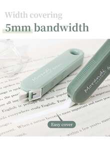 5pcs Flip-Top Correction Tape, Gradient Color, High Aesthetic, Mini Portable, Adjustable Tension, Fashion New Style - Sets - View 5