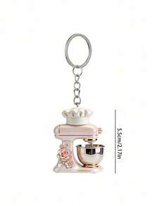 2D Flat Baking Machine Pattern Acrylic Pendant, Mom's Keychain, Handbag, Backpack Charm, Cooking Enthusiast Souvenir, Can Be Hung On Backpack, Handbag, Car Keys, Door Keys, Suitable For Dating, Studying, Working, Commuting, Phone Accessories, Wedding Season, Bridesmaid Gift, Bride Gift, Birthday Gift, Halloween Gift, Christmas Gift, Mother's Day Gift, Teacher's Day Gift - Multicolor - View 11