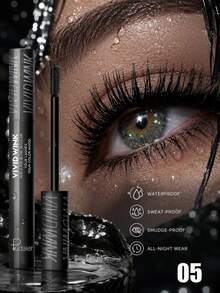 Maskara Pudaier Vibrant Color, Maskara Tahan Air yang Memberikan Volume & Memanjangkan Bulu Mata, Formula Tahan Noda dan Tahan Lama dengan Pigmen Tinggi, Bulu Mata Terdefinisi Tanpa Menggumpal, Riasan Mata yang Menonjol, Cocok untuk Pesta, Liburan, Acara Malam, dan Tampilan Cerah yang Berani - #05 - View 7