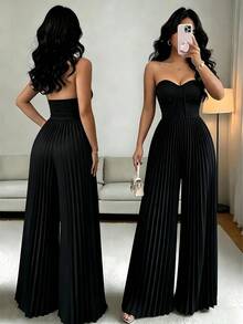 Women Jumpsuits - Black - View 1