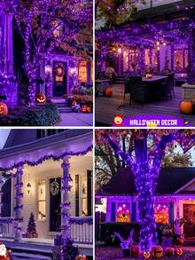 1PC 5m/7m/12m/22m Solar String Lights, 20/50/100/200LED Outdoor Waterproof Solar String Lights, 8 Modes, Suitable For Garden Fences, Camping, Parties, Parties, Halloween, Courtyards, Weddings, Parties, Lawns, Christmas Decorations - Solar LED String Lights - View 10