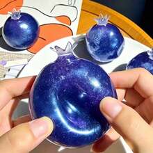 1pc Cute Large Blueberry Squishy Toy, Slow Rebound Stress Relief Toy, Cheese Squishy, Dumpling Squishy, Fingertip Toy - Multicolor - View 5