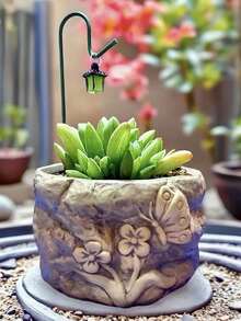 16pcs Mini Decorative Set, Glowing Mini Landscape, Mini Potted Plant Decor, Mini Party Crafts, Fairy Style Miniature Scene, Magic Garden Decoration, Halloween Decor, Fantasy Theme Design, Lightweight Exquisite Accessories, Home Decor And Accessories, Christmas Gift, Christmas, Halloween Home Decor - Multicolor - View 8
