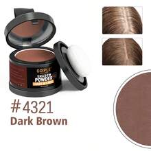 GOIPLE 0.18oz/5g Hairline Powder Waterproof Instant Coverage For Bald Spots, Forehead, Filling Sparse Areas, Hairline Shadow Powder, Includes Mini Mirror, Sponge Puff - Gold - View 22