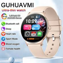 KENPANG Jam Tangan Pintar Wanita, Bodi Ultra Tipis 7,9 mm, Layar Sentuh Penuh AMOLED 1,43 Inci, Pemantauan Detak Jantung & Tidur, Berbagai Mode Olahraga, Panggilan/Jawab Panggilan, Pelacak Kebugaran Wanita, Kontrol Musik, Cuaca, Angkat untuk Mengaktifkan Layar, Kamera Jarak Jauh, Kompatibel dengan iOS dan Android - MultiWarna - View 20