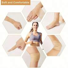 7 Rolls Of Self-Adhesive Bandage, Breathable Athletic Tape, Self-Adhesive Athletic Bandage (White), Suitable For Football, Basketball, Running, Fitness, Badminton, Tennis Accessories, Bandages (5cm White) - White - View 3