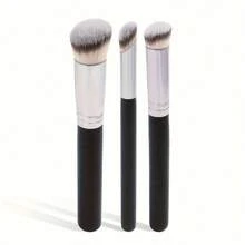 3pcs Makeup Brush Set Foundation Brush Concealer Brush Eyeshadow Brush Makeup Tools - Multicolor - View 7