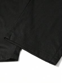 Men's Spring/Autumn New Drawstring Fashion Casual Sports Long Pants, Unisex, Suitable For Spring/Autumn - Black - View 10