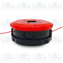 1pc 113mm Diameter M10*1.25mm Left-Hand Thread Automatic Wire Feed Anti-Impact Easy Replacement High-Strength Engineering Plastic Red Cap Trimmer Head, Universal Lawn Mower Accessory For Yard, Mountain, Land Clearing, All-Season Garden Weeding - Grass Head (Italian Red Base) - View 8