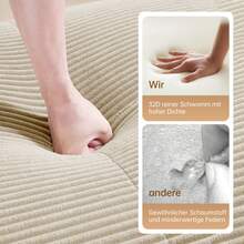 Hamlet Ottoman Cordstoff-Beige - 米色 - 查看 7