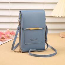 Women's Crossbody Bag Fashion Minimalist Large Capacity Multi-Function Touchscreen Phone Bag - Multicolor - View 10