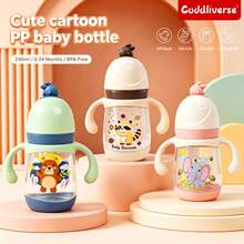 240ml Rabbit Water Bottle, Equipped With Gravity Ball Straw Accessories (The Water Bottle Itself Does Not Include A Straw), PP Material Leak Proof - Multicolor - View 3