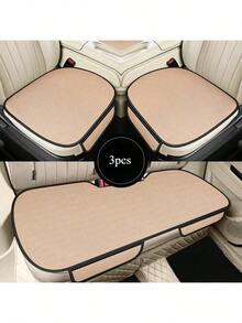 1/3pcs Breathable Car Seat Cushion, Non-Slip Wear-Resistant Car Seat Cover, Universal Bottom Seat Cover With Storage Pocket, Suitable For Most Car Models - 1 Pack Front Seat Cover - View 5
