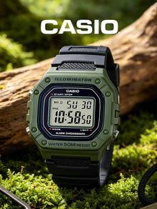 Casio Men's Digital World Time Metal Watch, Stainless Steel Band, Multi-Function Display, Alarm, Business Travel Commute, Urban Tech Style Fashion - one-size - View 9