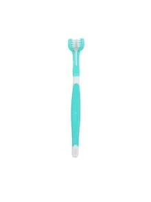 3-Sided Soft Bristle Pet Toothbrush, Suitable For Dogs And Cats, Effectively Removes Plaque And Freshens Breath, Ergonomic Non-Slip Handle, Lightweight And Portable, Pure White Minimalist Design, Practical For All Seasons, Suitable For Home, Travel And Outdoor Grooming Care - Multicolor - View 11