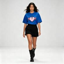 Women Senior T-Shirts & Tops - Blue - View 4