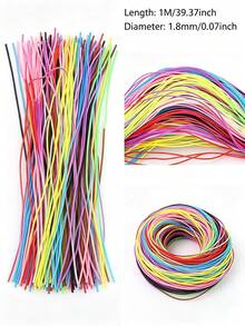 20/50/100/200 sợi dây thừng bện nhựa nhiều màu dài 39.37 inch cho đồ thủ công DIY - A - Xem 7