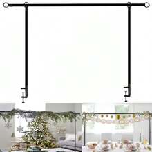 UPPVU Adjustable Arch Table Frame - Heavy-Duty Iron Construction, Telescopic Range From 2.4ft To 8.5ft - Suitable For Wedding, Birthday, Halloween, Christmas Decorations And Party Event Home Decor - Sturdy, Durable, Versatile Table Frame - Black - View 1