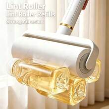Portable Short Handle Large Head Lint Roller, Reusable, Can Remove Hair From Clothes And Sofas - One Size - View 4