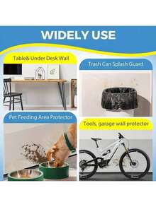 PP Static Self-Adhesive Wall Sticker (1 Roll) - Waterproof & Oil-Proof, Glue-Free Design, Removable & Reusable - Suitable For Kitchen Oil-Proof Wall, Easy To Clean, No Residue, Kitchen Accessories. Decorative Material Wallpaper Wall Decor Sticker - Transparent - View 10