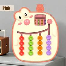 1pc Cartoon Monster Colorful Positioning Thinking Chess Montessori Educational Puzzle, Children Color Matching Tabletop Game, 3+ Years Old, Rounded Edges, Hand-Eye Coordination & Concentration Training Educational Toy, Parent-Child Interaction Gift, Unisex For Boys And Girls - Multicolor - View 10