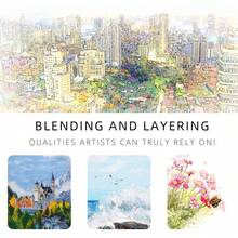 180pcs Colored Pencils Set, Soft Oil-Based Lead Colored Pencils Suitable For Adult Coloring Books, Can Be Used For Sketching, Blending And Layering - 180 Colors Of Oil Colored Pencils - View 6