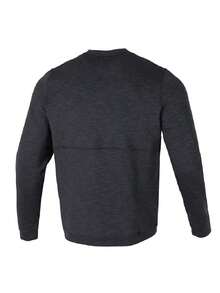 Under Armour Men's UA  CW Crew Comfortable Relaxed Casual Sports Long Sleeve Pullover Sweatshirt 1379667-001 - Black - View 2