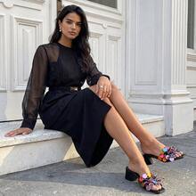 Women Wedges & Platform - 黑色 - 查看 6