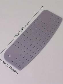 1pc Multi-Size Acrylic Sewing Marking Tool, Used For Marking Stitch Line Position And Threading, Equipped With Universal Curved Edge, Straight Edge And Double Corner Arc Design, Suitable For Marking And Ironing Pant Legs, Hems, Cuffs And Collars - Multicolor - View 3