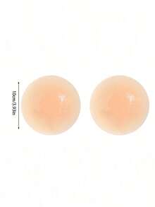 Reusable Ultra‑Thin Silicone Nipple Covers, Self‑Adhesive Seamless Breast Petals For Wedding Dresses, Swimwear - Multicolor - View 7