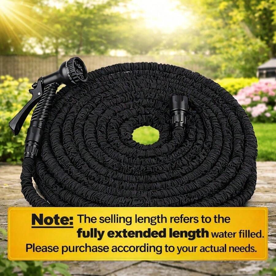 Expandable Magic Garden Hose, High-Pressure Water Gun For Yard Watering And Car Washing