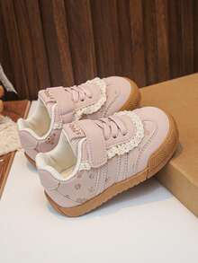 Sepatu Olahraga Bayi untuk Berjalan, Motif Baru Musim Semi/Gugur 2026, Sepatu Kasual Anti Benturan dengan Sol Lembut dan Bernapas - Berwarna merah muda - View 4