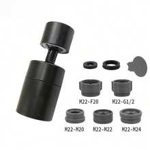 1 Set Faucet Aerator, 360° Rotating Kitchen Sink Aerator With Adapter Kit, Female Thread M22 M24 M20 G1/2 F20, Sink Nozzle Accessory, Multi-Functional Replacement Part, Universal Water-Saving, Suitable For Home Kitchen And Bathroom, Easy Installation - Aerator+Adapters - View 12