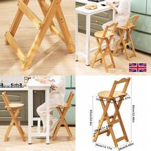 Bamboo Bar Stools Kitchen Breakfast Bar Seat Barstool Foldable Dining Chair - UK-g053501 - View 3