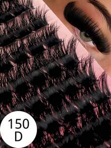 Limete Eyelash Set Bulu Mata Keriting Bervolume 150D, Koleksi Bulu Mata Palsu 196 Gugus, Desain Kapasitas Besar 14 Baris, Bentuk Keriting DD dengan Panjang Campuran 8-16MM, Menggabungkan Kelembutan Alami dan Efek Bervolume Padat, Satu Kotak untuk Menciptakan Riasan Sehari-hari yang Jelas, Riasan Kencan yang Manis, Riasan Glamor Pesta, dan Riasan Penuh yang Indah, Bulu Mata Palsu Gugus Tersegmentasi untuk Kombinasi yang Mudah, Cocok untuk Pemula, Penggemar Riasan, Pemakaian Sehari-hari, Perjalanan, Liburan, Pernikahan, Pesta Ulang Tahun, Pertunjukan Panggung, dan Hadiah Liburan untuk Anak Perempuan, Halloween - DD - View 8