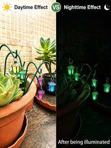 10pcs Mini Decorative Set, Glowing Mini Landscape, Mini Potted Plant Decoration, Mini Party Handmade, Fairy Style Miniature Scene, Magic Garden Decoration, Halloween Decoration, Fantasy Theme Design, Lightweight Exquisite Ornament - Multicolor - View 5