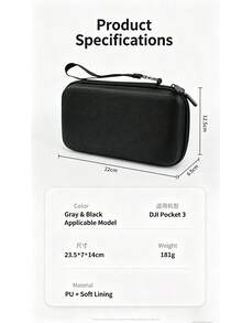 Hard Shell Storage Case Compatible With DJI Osmo Pocket 4 Pocket 3 Handheld Gimbal Camera Shockproof Waterproof Portable Travel Carrying Bag Pressure Resistant Protective Case For Camera All Accessories Outdoor Shooting - View 9