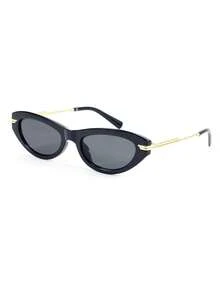 1 Pair Women's Cat-Eye Fashion Sunglasses, Bohemian Zinc Alloy High-End Luxury Eyewear, Summer Accessory For Beach, Family Outings, Golf, Hiking, Formal Occasions, Street Style, UV Protection Sun Glasses, Versatile For Daily Travel And Vacation - Multicolor - View 7