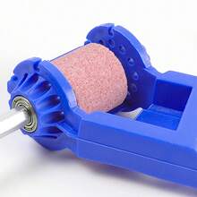 1Set Portable Drill Bit Sharpener Tool - Electric Diamond Grinding Wheel For 2-12.5mm Drill Bits - Fast Sharpening, Blue - DIY & Professional Use - Multicolor - View 4